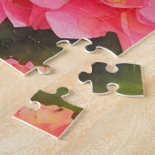 Puzzle Fleurs d'Hydrangée rose Floral Aquarelle Style Art (Côté)