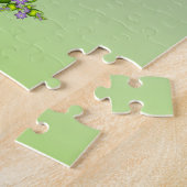 Puzzle Fleurs d'Imaginaire Lilac Formes vertes Nom fracta (Côté)
