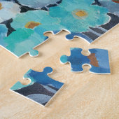 Puzzle Fleurs d'indigo (Côté)