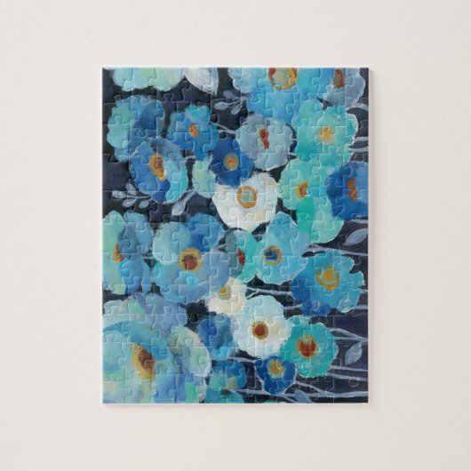 Puzzle Fleurs d'indigo (Vertical)