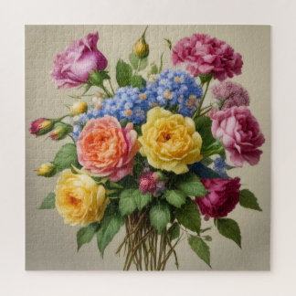 Puzzle Fleurs en pleine floraison