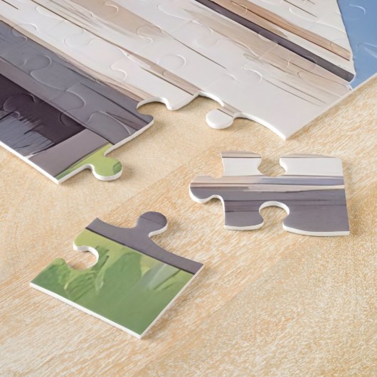 Puzzle Fleurs en pot de cuivre sur Lakehouse Deck (Côté)