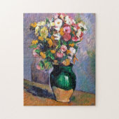 Puzzle Fleurs en Vase, Cézanne (Vertical)