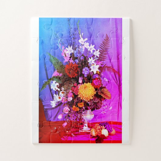Puzzle Fleurs et art fruitier (Vertical)