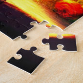 Puzzle Fleurs et château (Côté)