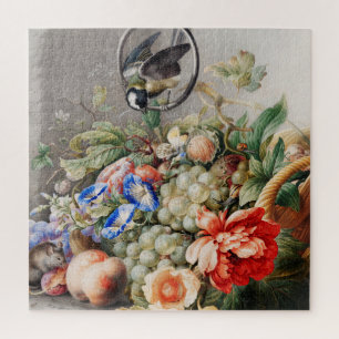 Puzzle Fleurs et fruits de vie morte Art classique