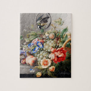 Puzzle Fleurs et fruits de vie morte Art classique