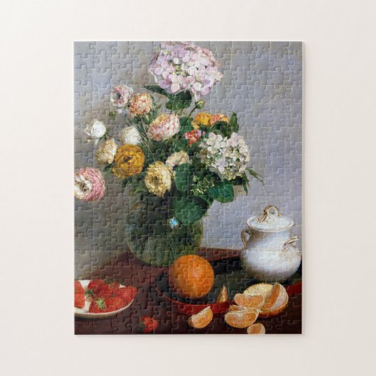 Puzzle Fleurs et fruits, Henri Fantin-Latour (Vertical)