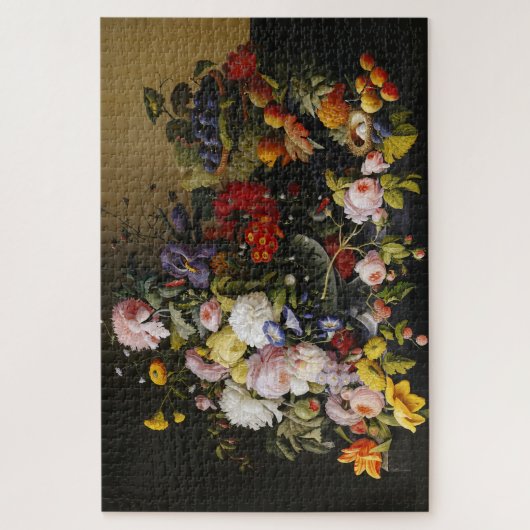 Puzzle Fleurs et fruits vintages (Vertical)