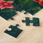 Puzzle Fleurs et papillon dans une forêt tropicale enchan (Côté)