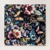 Puzzle Fleurs et papillons de printemps antiques (Horizontal)