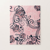 Puzzle Fleurs et tourbillons (Vertical)