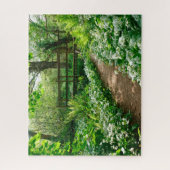 Puzzle Fleurs | Fleurs sauvages blancs en forêt (Vertical)