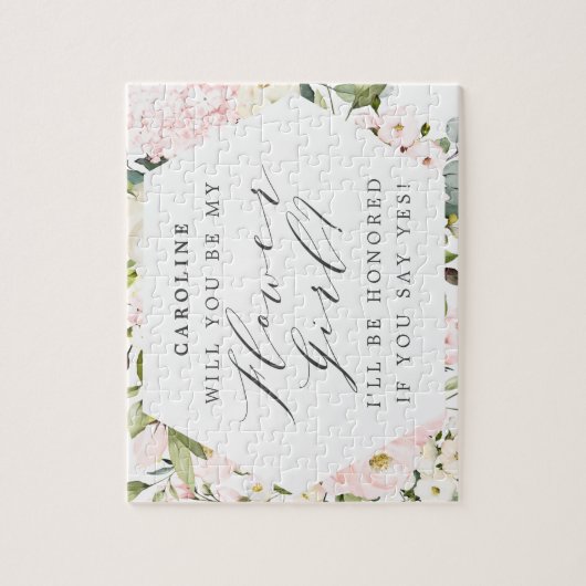 Puzzle Fleurs florales brillantes géométriques Propositio (Vertical)