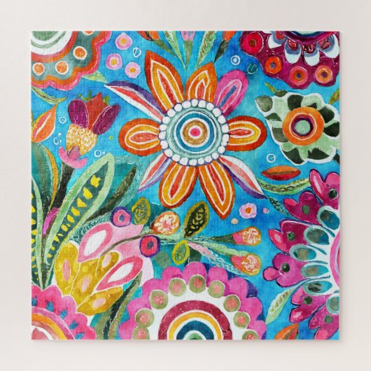 Puzzle Fleurs Funky (Vertical)
