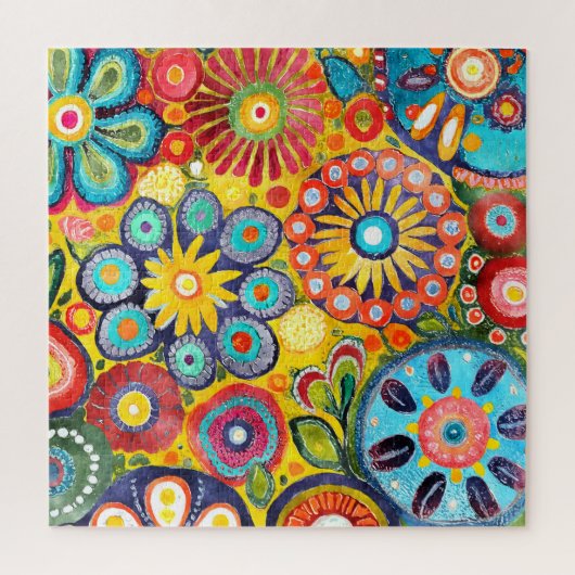 Puzzle Fleurs Funky (Vertical)
