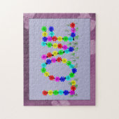 Puzzle Fleurs hippies d'amour (Vertical)