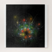 Puzzle Fleurs imaginaires fractales douces et tendres (Horizontal)