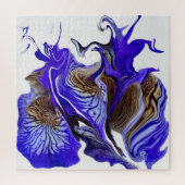 Puzzle Fleurs Iris Violets (Vertical)