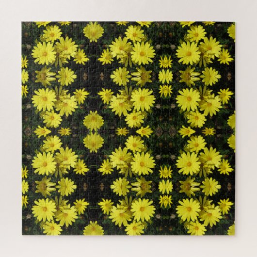 Puzzle - Fleurs Jardins Jaunes (Vertical)