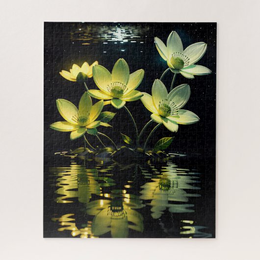 Puzzle Fleurs jaunes (Vertical)