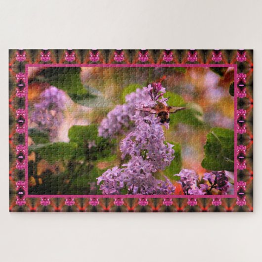 Puzzle Fleurs Lilac (Horizontal)