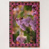 Puzzle Fleurs Lilac (Vertical)