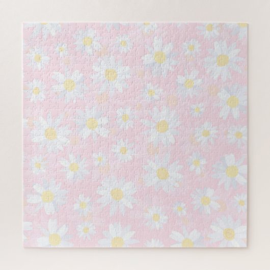 Puzzle Fleurs marguerites blanches Classy Design botaniqu (Vertical)