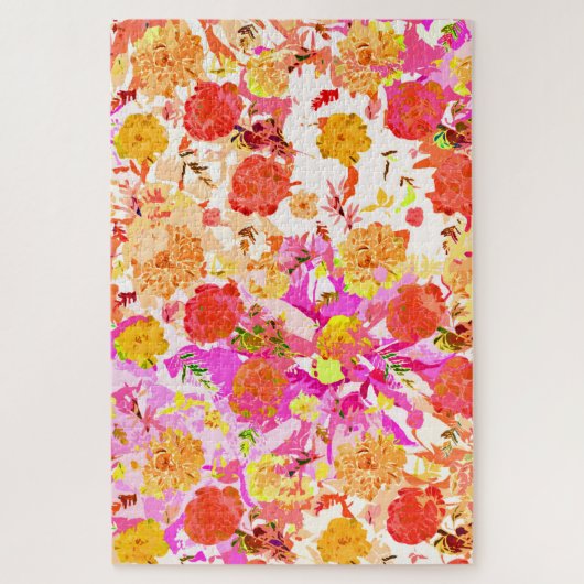 Puzzle Fleurs mignonnes motif (Vertical)