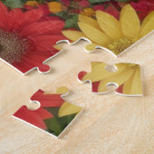 Puzzle Fleurs mixtes colorées (Côté)