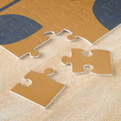 Puzzle Fleurs modernes rétro : Scandinave Géométrique. (Côté)