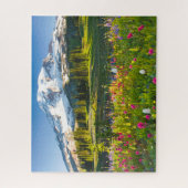 Puzzle Fleurs | Mt. Rainier Fleurs sauvages (Vertical)