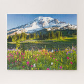 Puzzle Fleurs | Mt. Rainier Fleurs sauvages (Horizontal)