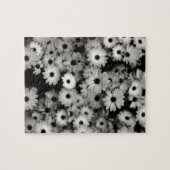 Puzzle Fleurs noires et blanches (Horizontal)