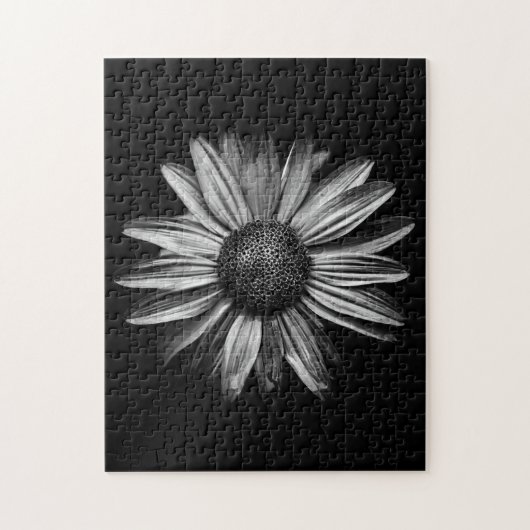Puzzle Fleurs Noires Et Blanches 18 (Vertical)