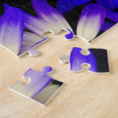 Puzzle Fleurs numériques Bleues et Blancs (Côté)