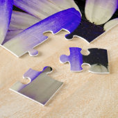 Puzzle Fleurs numériques Bleues et Blancs (Côté)