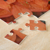 Puzzle Fleurs orange (Côté)