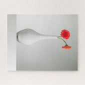 Puzzle Fleurs | Orange Gerbera dans Vase (Horizontal)
