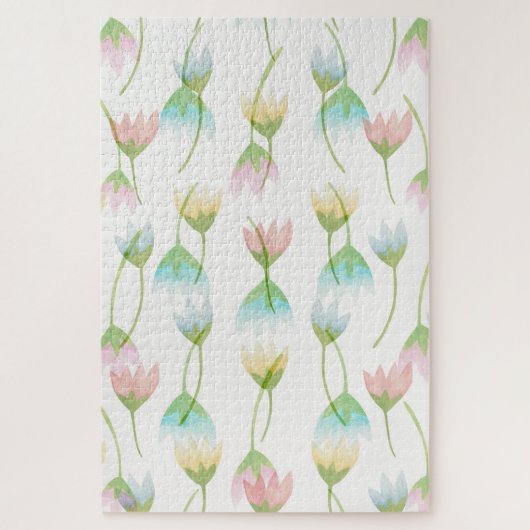Puzzle Fleurs Pastel Impossible (Vertical)