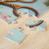 Puzzle Fleurs Pastel vintages d'enveloppement de cadeaux (Côté)