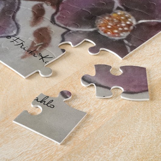 Puzzle Fleurs peintes Frida Kahlo (Côté)