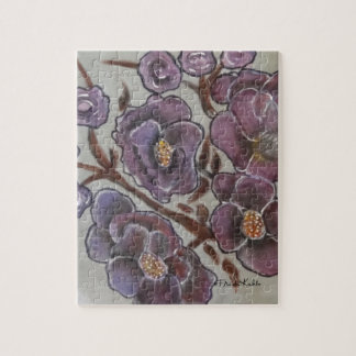 Puzzle Fleurs peintes Frida Kahlo