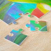 Puzzle Fleurs psychédéliques Abstraites (Côté)