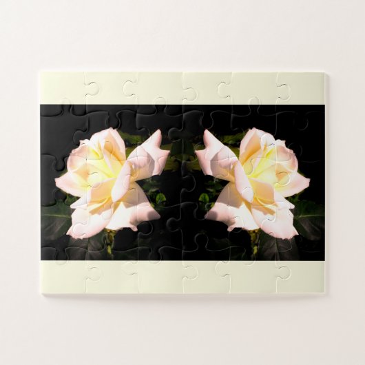 Puzzle Fleurs roses (Horizontal)