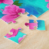 Puzzle Fleurs roses (Côté)