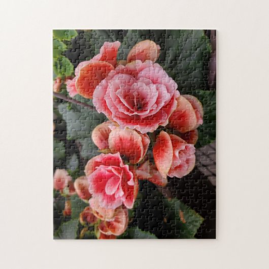 Puzzle Fleurs roses (Vertical)