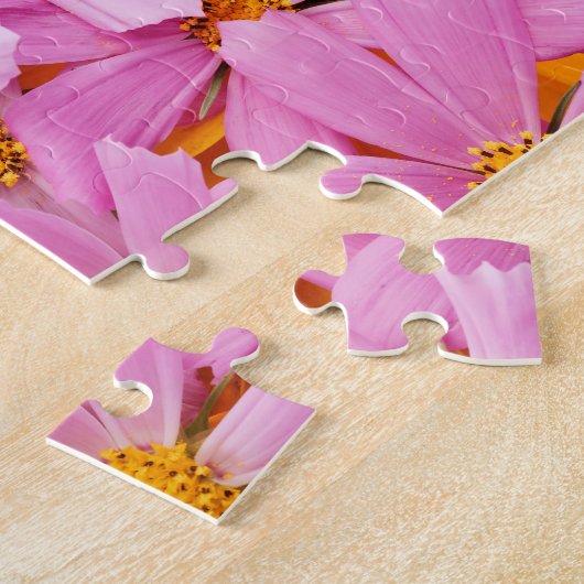 Puzzle Fleurs roses (Côté)