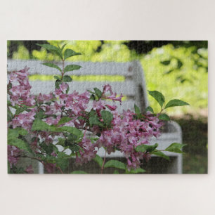 Puzzle Fleurs roses