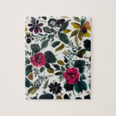 Puzzle Fleurs roses à motifs floraux (Vertical)
